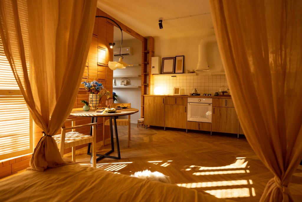 Sunny and cozy studio apartment